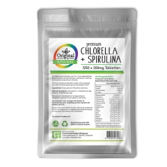  Original Superfoods Chlorella Spirulina Tabletten 50-50 1250 Stuks