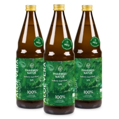 Pharmos Natur Biologische Aloe Vera Juice 750 ML x 3 