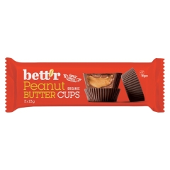 Bett'r Organic Peanut Butter Cups 3 x 13 Grams