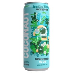 Coconaut Kokoswater Pure Young Coconut Water Sparkling 320ml