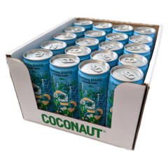 Coconaut Kokoswater Pure Young Coconut Water Sparkling 320 ml x 20