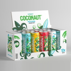 Coconaut Kokoswater Pure Young Coconut Water Mixed Box 320 ml x 12