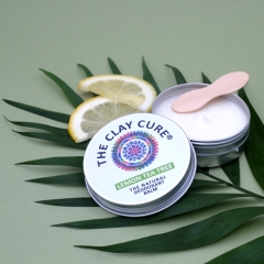 The Clay Cure Lemon Tea Tree Deodorant Balm 60 Grams