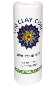 The Clay Cure Love Your Feet Foot Powder Mint, Thyme & Lemon 75 Grams