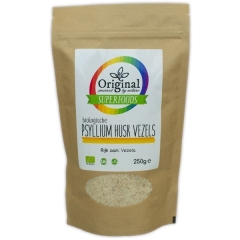 Original Superfoods Organic Psyllium Husk Fibers 250 Grams