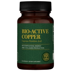 Global Healing Bio-Active Copper (Cuprous Nicotinic Acid) 30 V-Caps