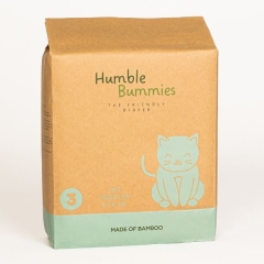 HumbleBummies Bamboo Diapers Size 3 (9-14 kg) 30 pcs.