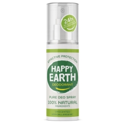 Happy Earth Deodorant Spray Unscented 100 ml