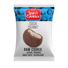 Leya's Cookies Biologische Raw Cacao Coconut Cream Cookie x 14