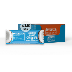 Candy Town Biologische Chocolate Coated Coconut Bar x 18