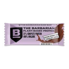 The Barbarian Biologische Chocolate Coated Cashew Coconut & Chia Protein Bar 68 Gram