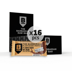 The Barbarian Organic Chocolate Coated Double Choc & Maca Protein Bar Box