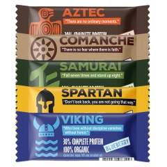 The Barbarian Organic Protein Bar Mix bag