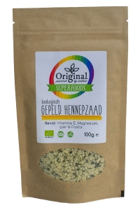 Original Superfoods Organic Hemp Seeds Hulled 100 Grams