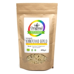 Original Superfoods Organic Hemp Seeds Hulled 400 Grams