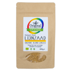 Original Superfoods Biologische Blond Lijnzaad 400 Gram