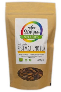 Original Superfoods Organic Pistachio Nuts 400 Grams