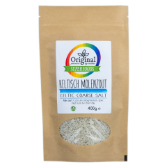 Original Superfoods Celtic Sea Salt Coarse / Mill Salt 400 Grams