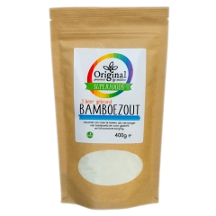 Original Superfoods Bamboo Salt 3 x Roasted 400 Grams