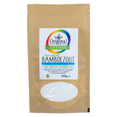 Original Superfoods Bamboezout 1 x Gebrand 400 Gram