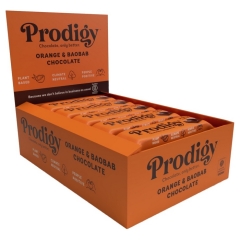 Prodigy Orange & Baobab Chocolate Bar 35 Grams x 15