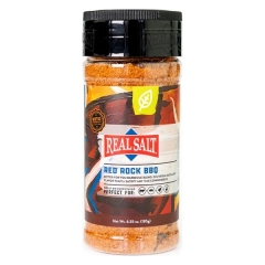 Redmond Real Salt Seasonings Red Rock BBQ Shaker 185 Grams