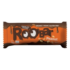 Roobar Biologische Chocolate Covered Peanut Bar 30 Gram