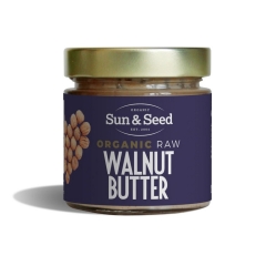 Sun & Seed Organic Raw Walnut Butter 200 Grams