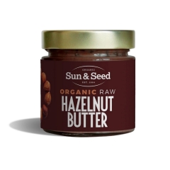 Sun & Seed Organic Raw Hazelnut Butter 200 Grams