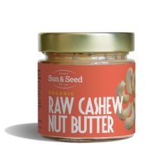 Sun & Seed Organic Raw Cashew Nut Butter 200 Grams