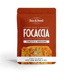 Sun & Seed Biologische Focaccia Mix - Tomato & Oregano 300 Gram