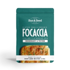Sun & Seed Organic Focaccia Mix - Rosemary & Thyme 300 Grams
