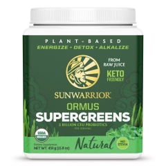 Sunwarrior Organic Ormus Supergreens Natural 450 Grams