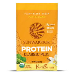 Sunwarrior Classic Plus Organic Vanilla Protein 25 Grams