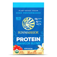 Sunwarrior Warrior Blend Organic Protein Vanilla 25 Grams