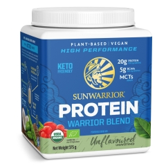 Sunwarrior Warrior Blend Organic Protein Unflavoured 375 Grams