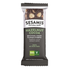 Sesamis Organic Hazelnut Cacao Bar 34 Grams x 3