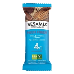 Sesamis Organic High Fiber Bar 34 Grams x 3