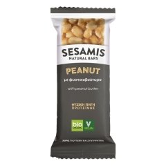 Sesamis Organic Peanut Caramel Bar 34 Grams x 3