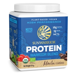 Sunwarrior Warrior Blend Organic Protein Mocha 375 Grams