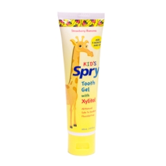 Kids Spry Tooth Gel Strawberry Banana with Xylitol
