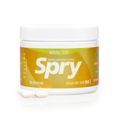 Spry Xylitol Kauwgom Natural Fruit 100 Stuks