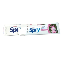 Spry Kids Bubblegum Xylitol Gel Toothpaste Fluoride-Free 141 Gram