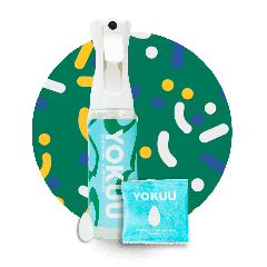 Yokuu Glasreiniger Starterkit 1 Parel + 1 Spray