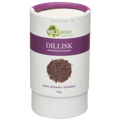 Wild Irish Seaweed Organic Dillisk Dulse Sprinkles 50 Grams