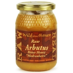 Wild About Honey Rauwe Arbutus Bitter Honing 500 Gram