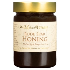 Wild About Honey Rauwe Rode Spar Honing 500 Gram