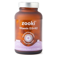 Zooki Vitamin D3+K2 60 V-Caps