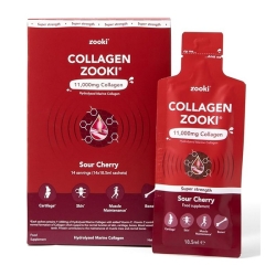 Zooki Super Strength Collagen Zooki Sour Cherry 14 sachets x 18.5 ML