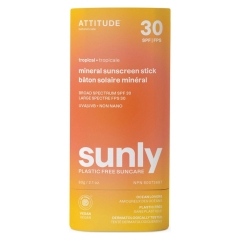 Attitude Sunly Zonnebrandstick SPF30 Tropical 60 Gram